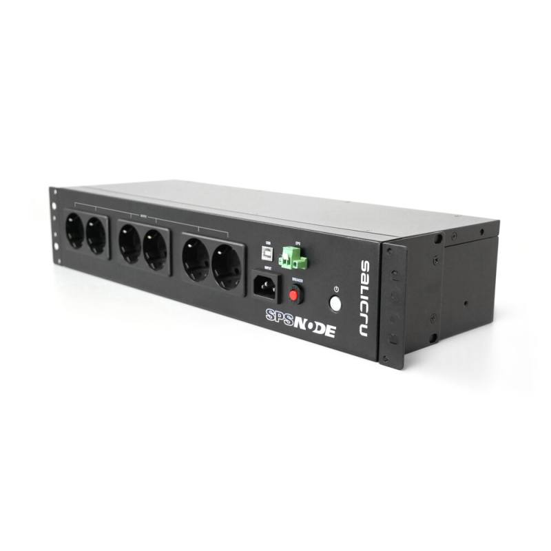 Onduleur Salicru SPS 900 NODE 900 VA hors ligne - Format rack - 8 prises Schuko - Indicateur LED