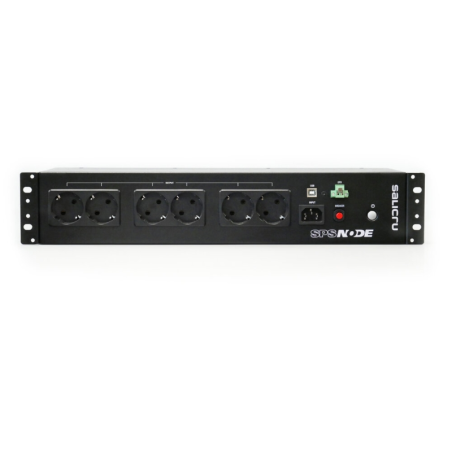 Onduleur Salicru SPS 900 NODE 900 VA hors ligne - Format rack - 8 prises Schuko - Indicateur LED