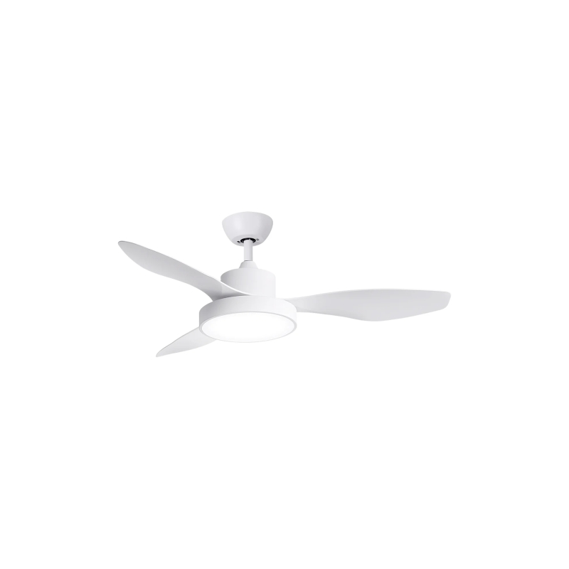Ventilateur de plafond intelligent SPC Conforto DC LITE 2 avec lumière - Moteur CC 42 W - 6 vitesses, 4 modes d'utilisation - Lu