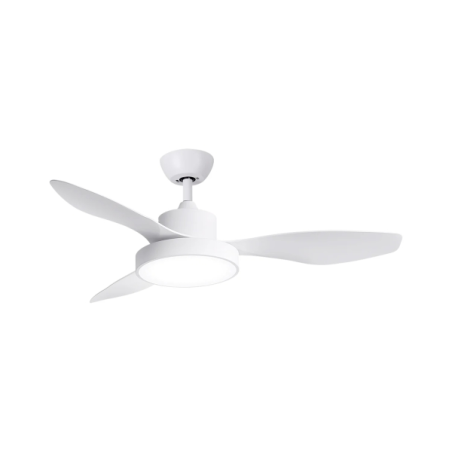 Ventilateur de plafond intelligent SPC Conforto DC LITE 2 avec lumière - Moteur CC 42 W - 6 vitesses, 4 modes d'utilisation - Lu