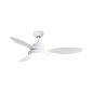 Ventilateur de plafond intelligent SPC Conforto DC LITE 2 avec lumière - Moteur CC 42 W - 6 vitesses, 4 modes d'utilisation - Lu