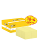 Post-It Pack de 20 blocs de 100 notes autocollantes repositionnables - Forme rectangulaire - 38 x 51 mm - Jaune clair