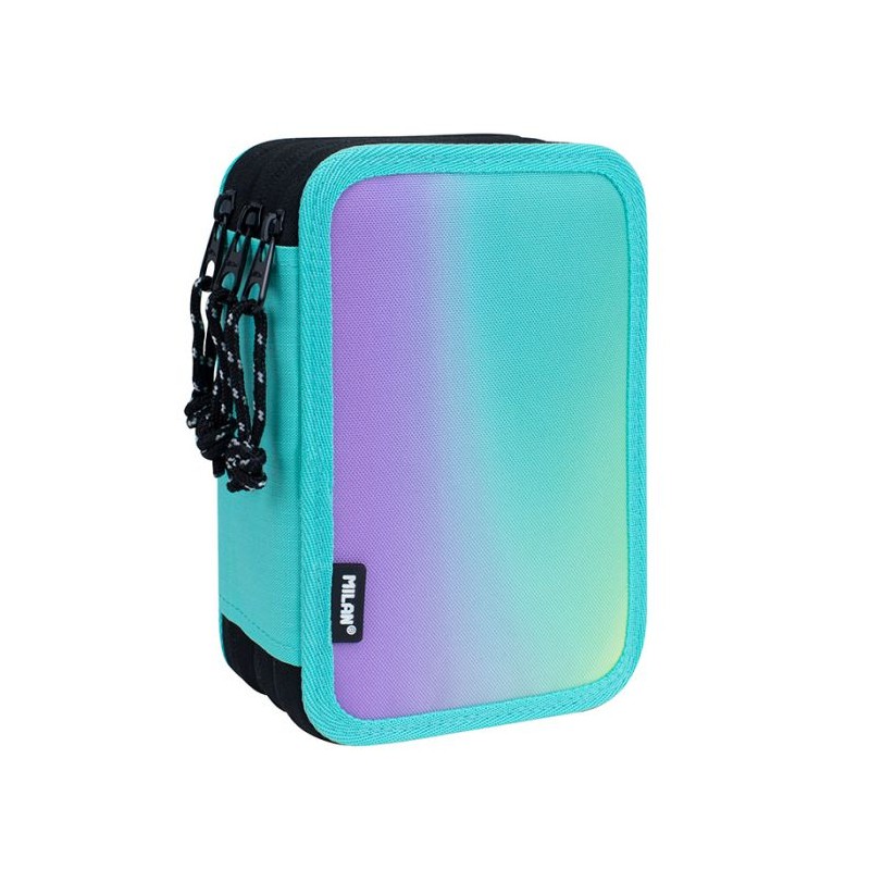 Trousse 3 niveaux Milan Sunset | Papeterie - complète

