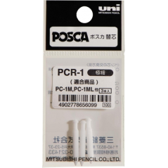 Recharges de feutre Uni-ball PC-1M - Pointe 0,7 mm - Couleur -