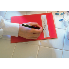 Rouleau de ruban adhésif inscriptible Post-It - 25,4 mm x 17,7 m - avec distributeur - Blanc