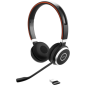 Casque stéréo UC Jabra Evolve 65 SE avec microphone Bluetooth + support de charge USB-A - Suppression du bruit - Autonomie de la