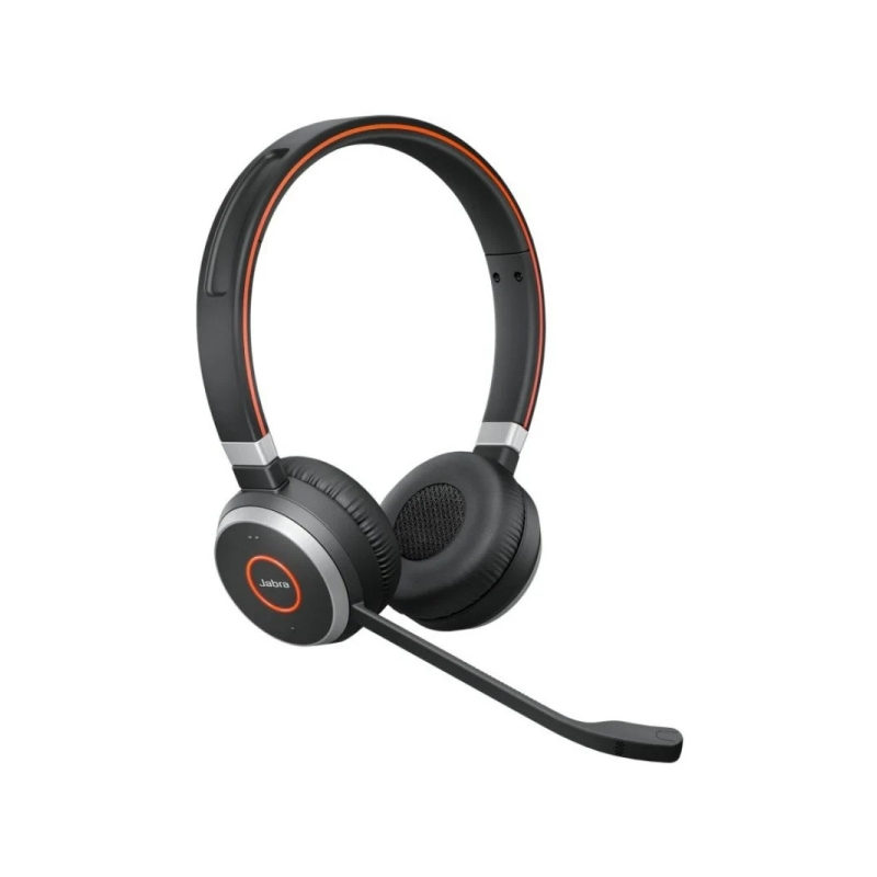 Casque stéréo Bluetooth Jabra Evolve 65 SE UC avec microphone - Suppression du bruit - Autonomie de la batterie jusqu'à 12 heure