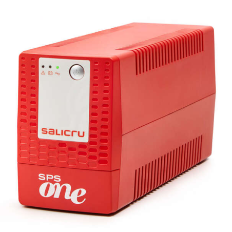 Alimentation sans interruption Salicru SPS 700 ONE IEC - UPS/UPS - 700 VA - Ligne interactive - Type prise IEC - Couleur rouge