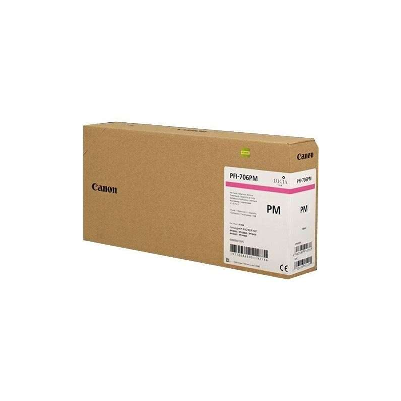 Canon PFI706 Cartouche d'encre photo magenta d'origine - 6686B001