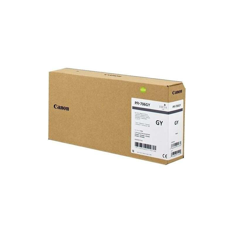Canon PFI706 Cartouche d'encre grise d'origine - 6690B001