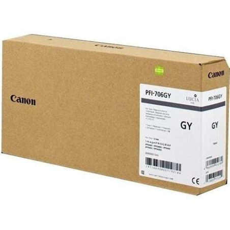 Canon PFI706 Cartouche d'encre grise d'origine - 6690B001