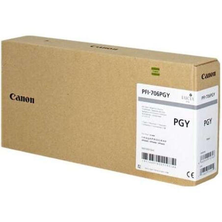 Canon PFI706 Cartouche d'encre Photo Grise Originale - 6691B001