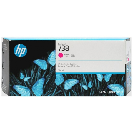 Cartouche d'encre magenta originale HP 676M7A - 738