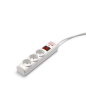 Salicru SPS SAFE Multiprise 3 Protecteurs Électriques Actifs Dernière Génération - 3 Prises Schuko - Couleur Blanc