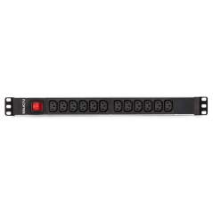 Salicru Power Strip SPS PDU Unité de distribution d'alimentation – 12 prises IEC C13 – Couleur noire