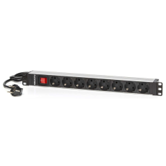 Salicru Multiprise SPS PDU Unité de distribution d'alimentation - 8 prises de type Schuko - Couleur noire