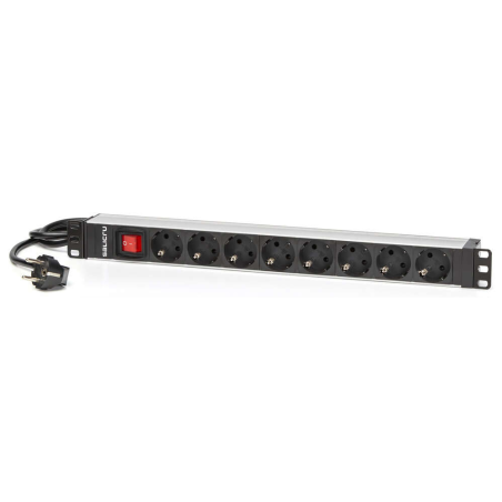 Salicru Multiprise SPS PDU Unité de distribution d'alimentation - 8 prises de type Schuko - Couleur noire