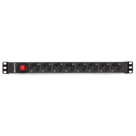 Salicru Multiprise SPS PDU Unité de distribution d'alimentation - 8 prises de type Schuko - Couleur noire