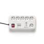 Multiprise Salicru SPS SAFE MASTER+ avec protections électriques actives de dernière génération - 6 prises Schuko - 1 port USB-A