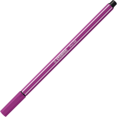 Étui Stabilo Premium Pen 68 avec 20 feutres - Pointe fibre - Largeur de trait env. 1 mm - Haute luminosité et couleurs vives - C