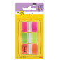 Distributeur d'index Post-It avec 36 marqueurs repositionnables - Forme rectangulaire - Couleurs assorties