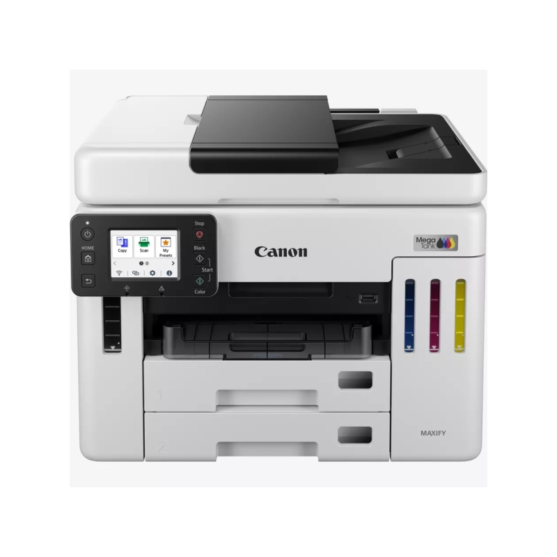 Imprimante multifonction couleur Canon Maxify GX7150 MegaTank, Wi-Fi, impression recto verso, 24 ppm, chargeur automatique de do
