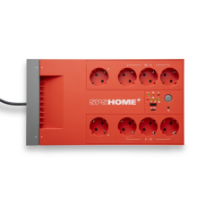 Alimentation sans interruption Salicru SPS 850 HOME+ - 850 VA - Off-line Multibase - Rouge