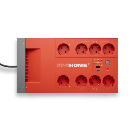 Alimentation sans interruption Salicru SPS 850 HOME+ - 850 VA - Off-line Multibase - Rouge