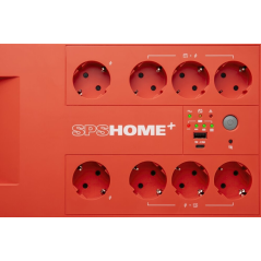Alimentation sans interruption Salicru SPS 850 HOME+ - 850 VA - Off-line Multibase - Rouge