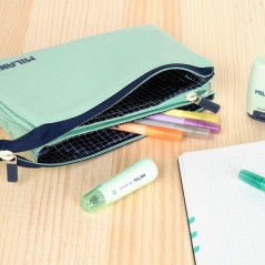 ✅ Trousse Milan Série 1918 avec 5 Compartiments - Tissu Résistant aux Casses et aux Déchirures - Mesures 22x1 en stock