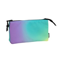 ✅ Trousse Milan Sunset 5 Compartiments - Tissu Résistant aux Déchirures et aux Déchirures - Dimensions 22x12x en stock