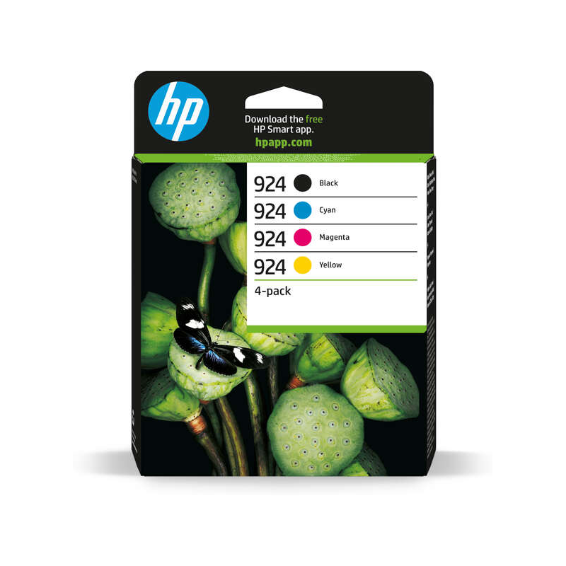 HP 924 Multipack Noir / Cyan / Magenta / Jaune (6C3Z1NE)