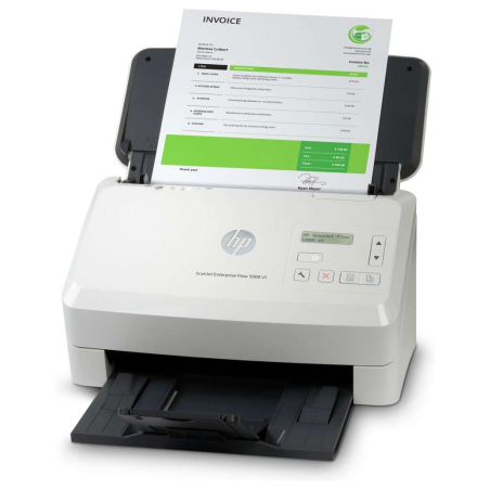 Scanner de documents HP ScanJet Enterprise Flow 5000 s5 - Jusqu'à 65 ppm - Chargeur automatique de documents - Recto verso