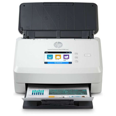 Scanner de documents Wi-Fi HP ScanJet Enterprise Flow 7000 snw1 - Jusqu'à 75 ppm - Chargeur automatique de documents - Recto ver