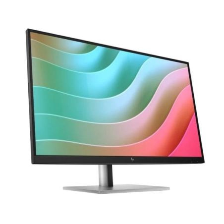 Moniteur HP E-Series E27K G5 27" LED IPS 4K 60 Hz - Temps de réponse de 5 ms - Haut-parleurs 12 W - Réglable en hauteur, rotatio