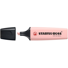 LOT de 10 Marqueur fluorescent Stabilo Boss Naturecolors Wildflower Edition - Trait de 2 à 5 mm - Encre à l'eau - Couleur blush