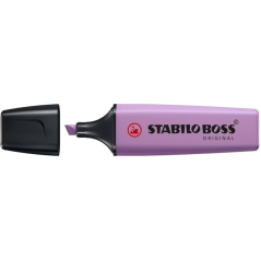LOT de 10 Marqueur fluorescent Stabilo Boss Naturecolors Wildflower Edition - Trait de 2 à 5 mm - Encre à l'eau - Lilas grisâtre