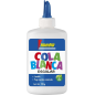 LOT de 12 Colle Scolaire Blanche Imedio 125gr - Sans Solvant - Flacon Souple Idéal pour les Enfants - Avec Spatule Intégrée