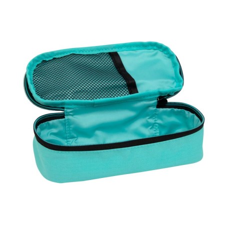 Trousse ovale Milan Sunset - Compartiment intérieur en maille - Tissu indéchirable - Dimensions 20,5x9x5,5 cm - Couleur