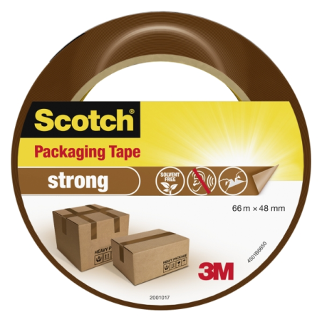 Sceau d'emballage Scotch - 48 mm x 66 m - Haute résistance - Marron
