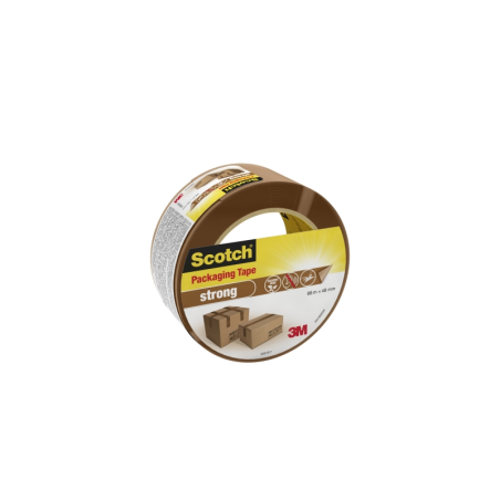Sceau d'emballage Scotch - 48 mm x 66 m - Haute résistance - Marron