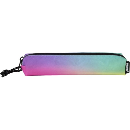 ✅ Mini Trousse Ronde Milan Sunset - Tissu Indéchirable et Indéchirable - Dimensions 20,5x4,5x5cm - Modèle Noi en stock