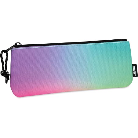 ✅ Petite trousse rectangulaire plate Milan Sunset - Tissu résistant aux casses et aux déchirures - Dimensions en stock