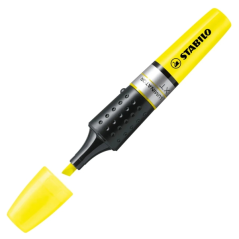 Coffret de bureau Stabilo Luminator avec 4 marqueurs fluorescents - Encre améliorée - Zone de préhension - Tailles de trait entr