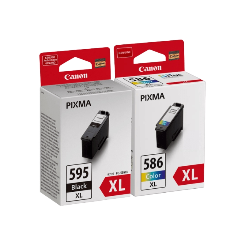 Lot de 2 cartouches d'encre originales Canon PG-595XL/CL-586XL - 7170C004