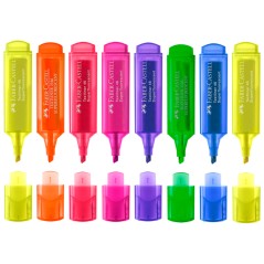 Marqueurs fluorescents Faber-Castell Textliner 46 x8 biseautés