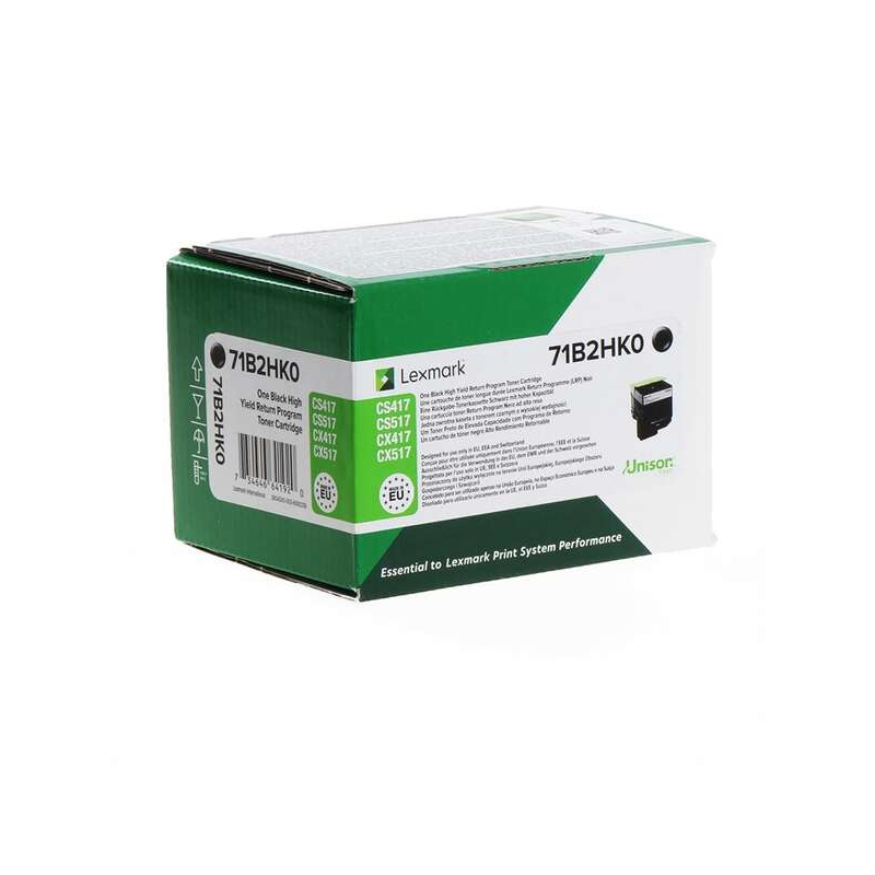 Lexmark 71B2HK0 Cartouche de toner noir d'origine - 71B2HK0