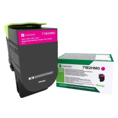 Cartouche de toner originale magenta Lexmark CS417/CX417/CS517/CX517 - 71B2HM0/71B0H30