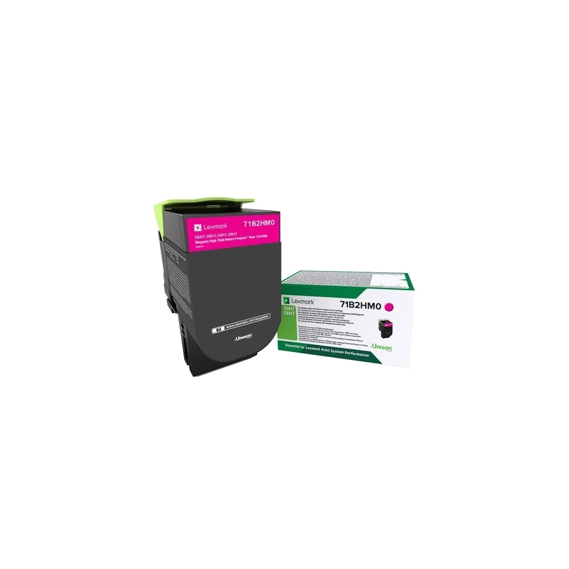 Cartouche de toner originale magenta Lexmark CS417/CX417/CS517/CX517 - 71B2HM0/71B0H30