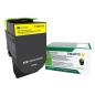 Cartouche de toner jaune originale Lexmark CS417/CX417/CS517/CX517 - 71B2HY0/71B0H40